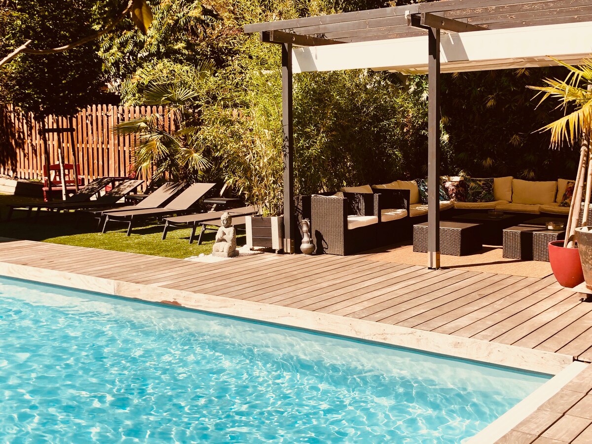 Villa Parisiata Piscine, Sauna, Fitness et Jardin