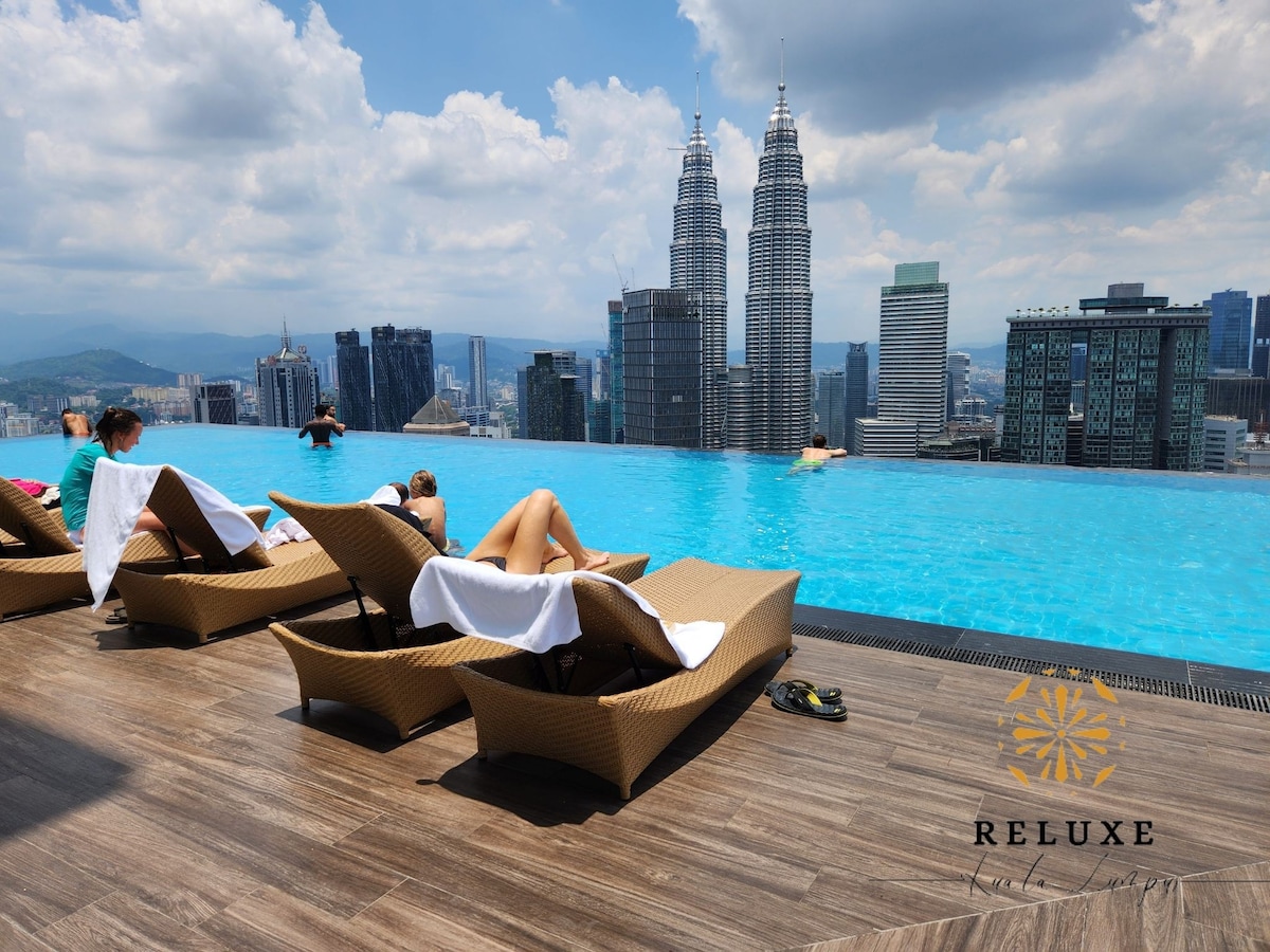 KLCC View 2BR Apt with Infinity Pool @ City center