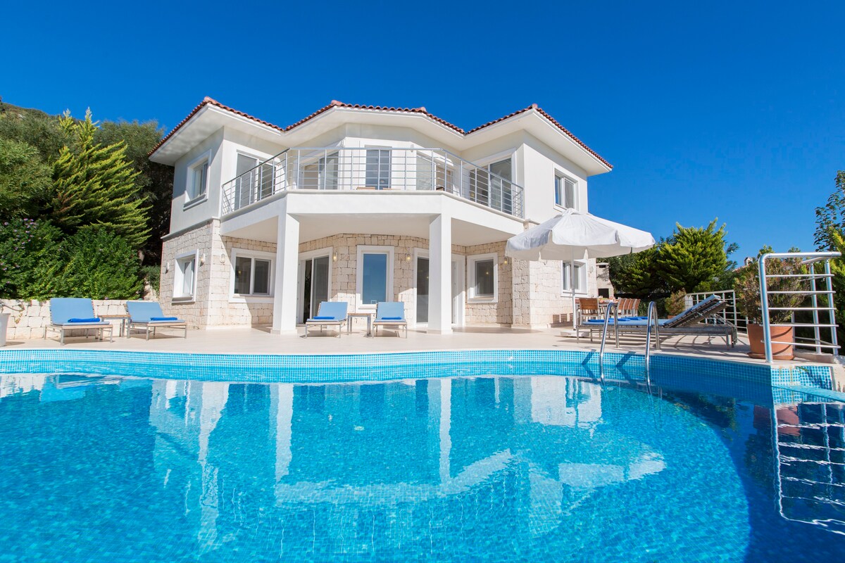 EKS406-5卧室别墅，带泳池，位于卡斯（ Kas ） ，安塔利亚（ Antalya ）