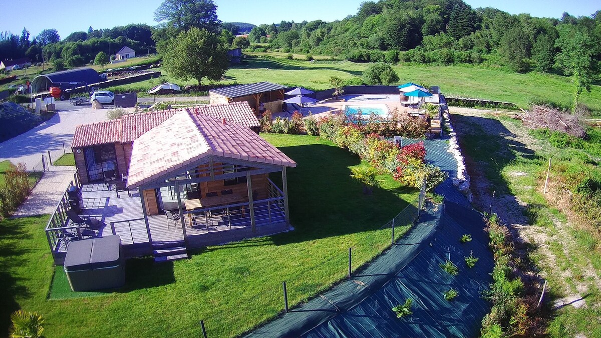 L'Ecrin du Breuil-Chalet Le Joyau Piscine Jacuzzi