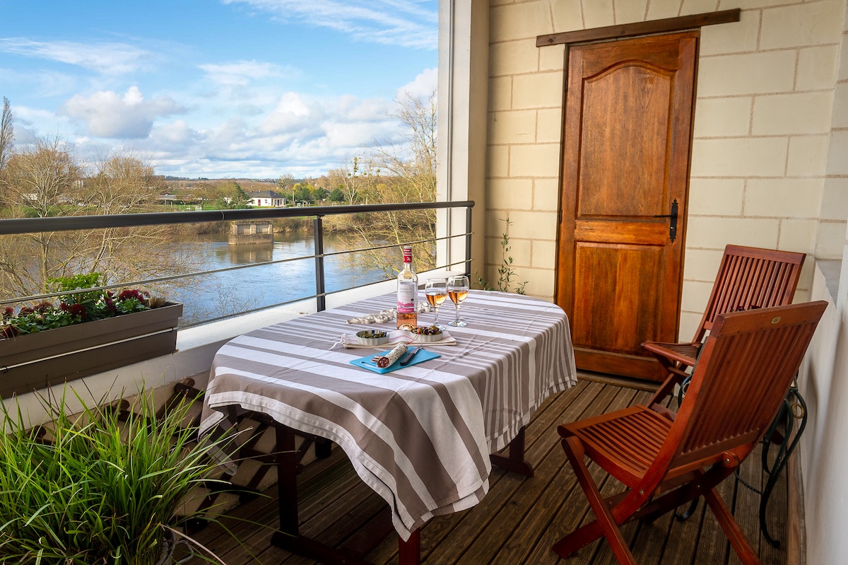 Côté Loire: Heart of Town, Loire River Views