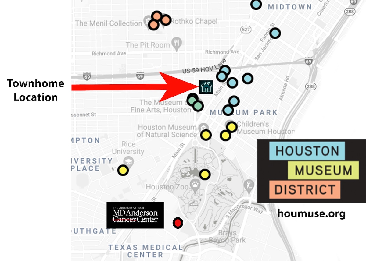 ★★★★★ MD Anderson, Museum District, Hermann Park