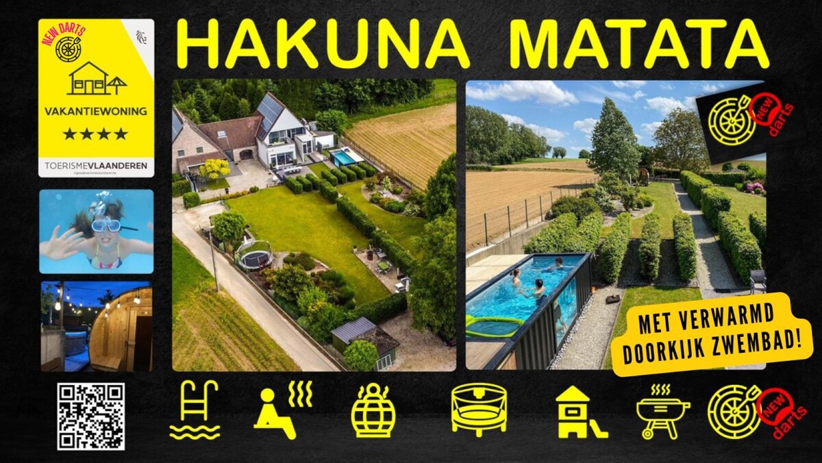 Vakantiehuis Hakuna Matata met zwembad