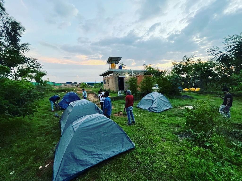 Juice of Earth: Tents on a Rock!