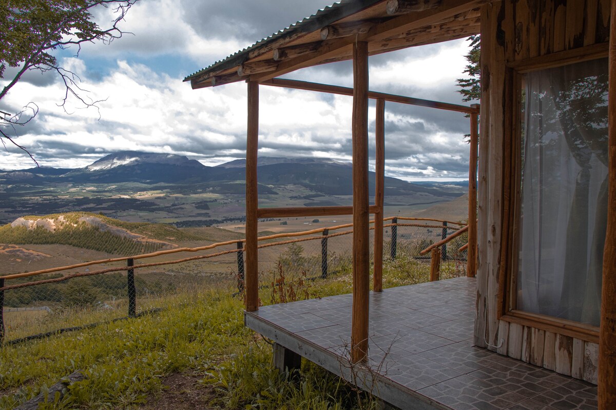 Cabaña rústica + tinaja  C. Rosado Patagonia Aysen