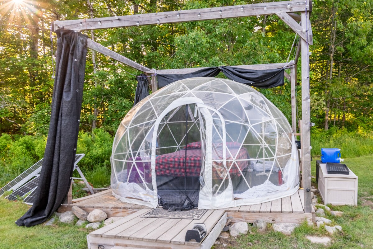 ComfyDome Glamping Forest-Side Site ！