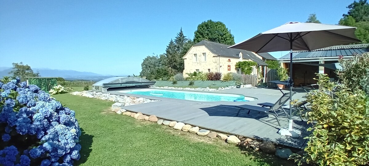 Jardin sur les Pyrénées "les 3 Collines"