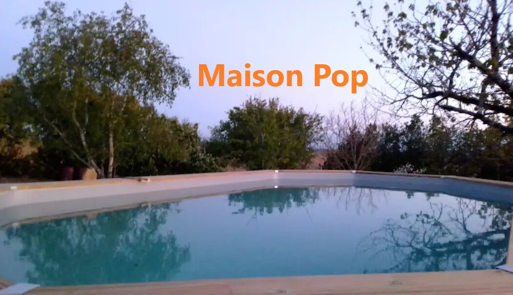 La Maison Pop-70's-Spot Nature-B&B