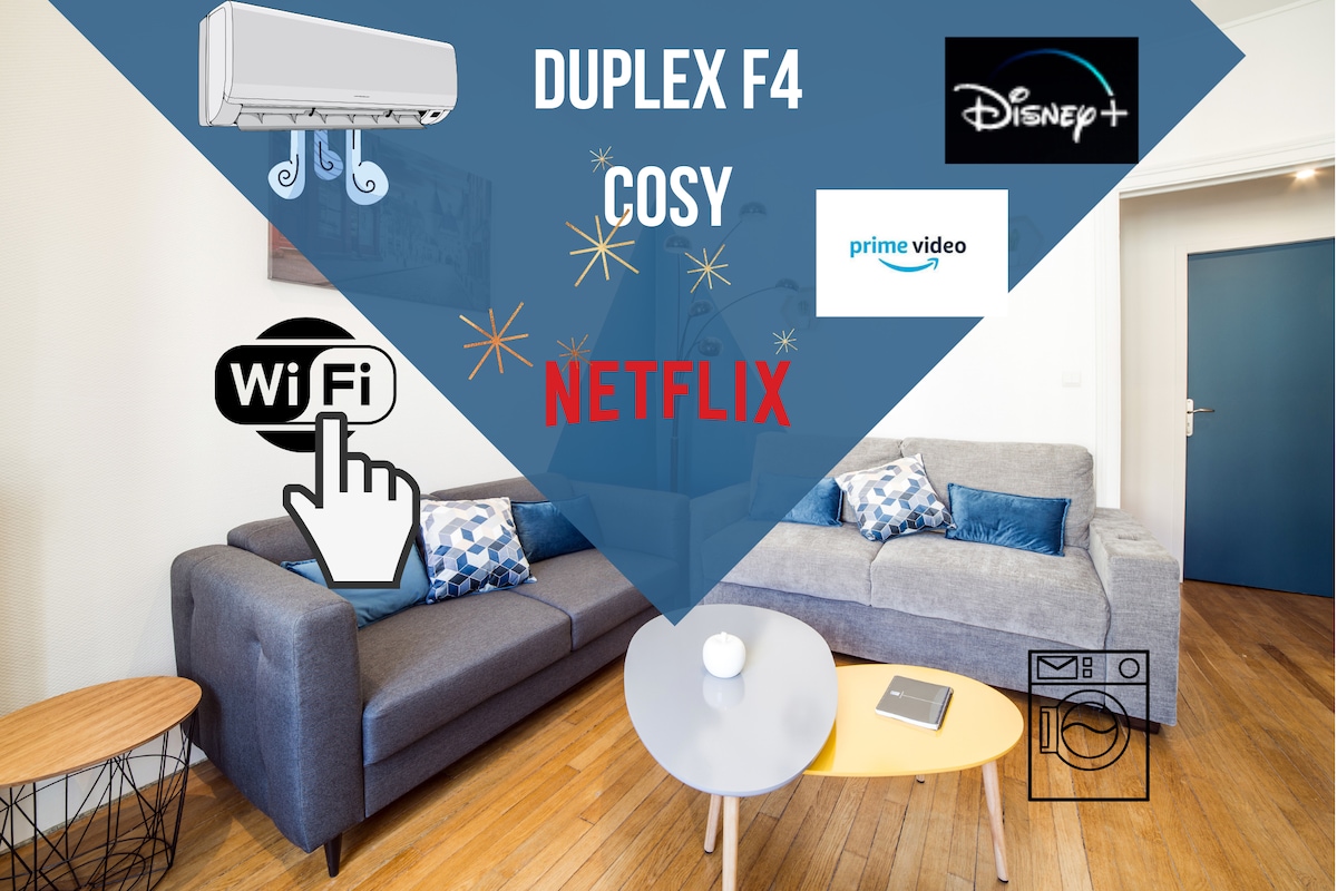 ♥Le Dupont♥ ★Netflix★ Clim★ Wifi-Fibre★ OscarNewHome★