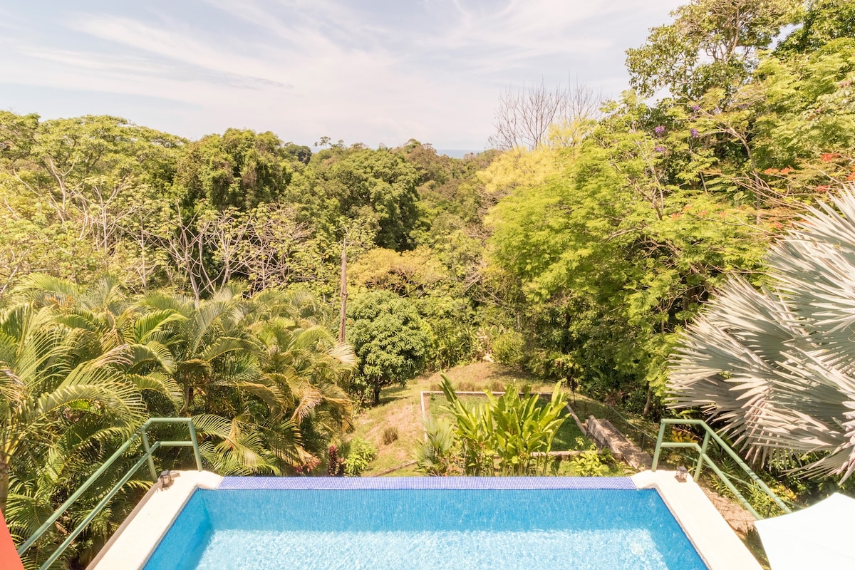 Costa Rica jungle home: remodeled/waterfall path!