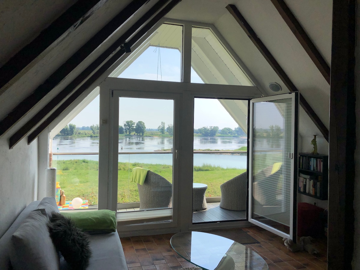 Ferienwohnung mit Elbblick in Schnackenburg