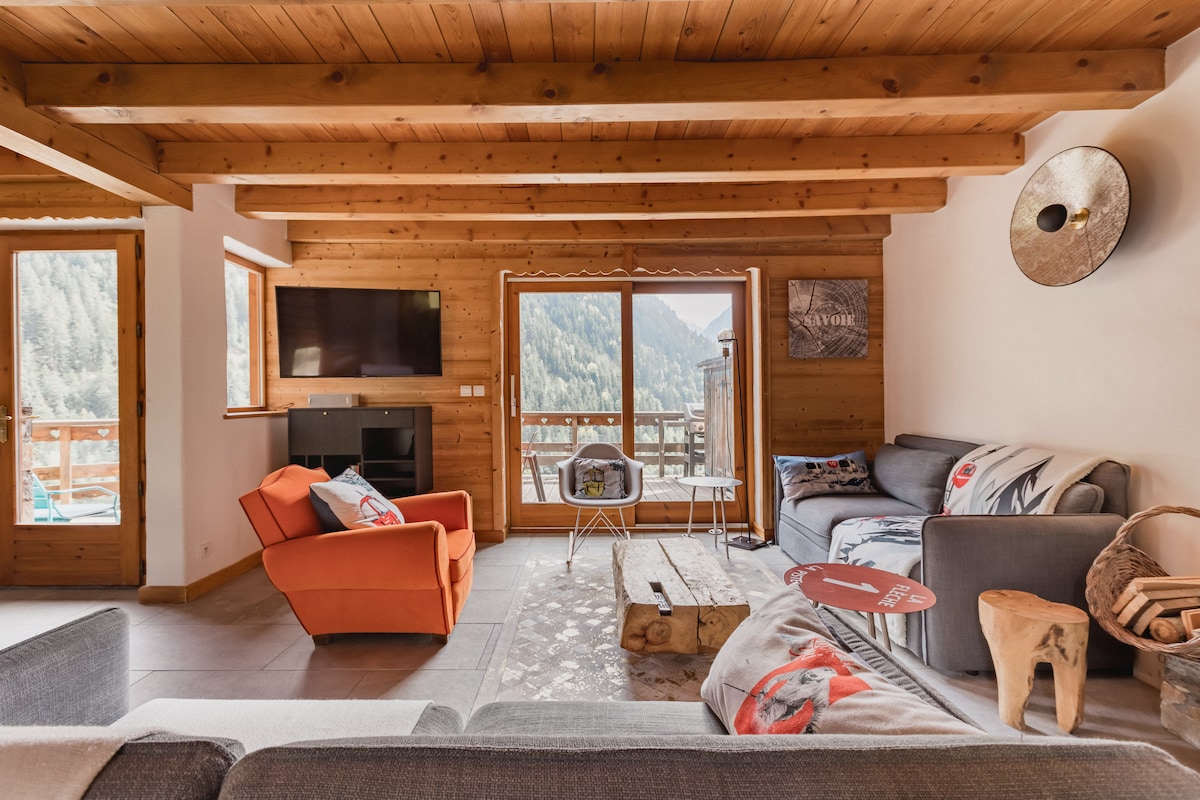 Chalet Solize - 4 * - 140平方米-4Ch -桑拿房- La Plagne