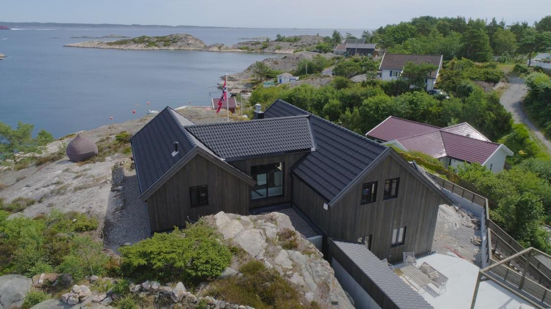 Sjønær ny hytte Flekkerøya/badeplass, Kristiansand