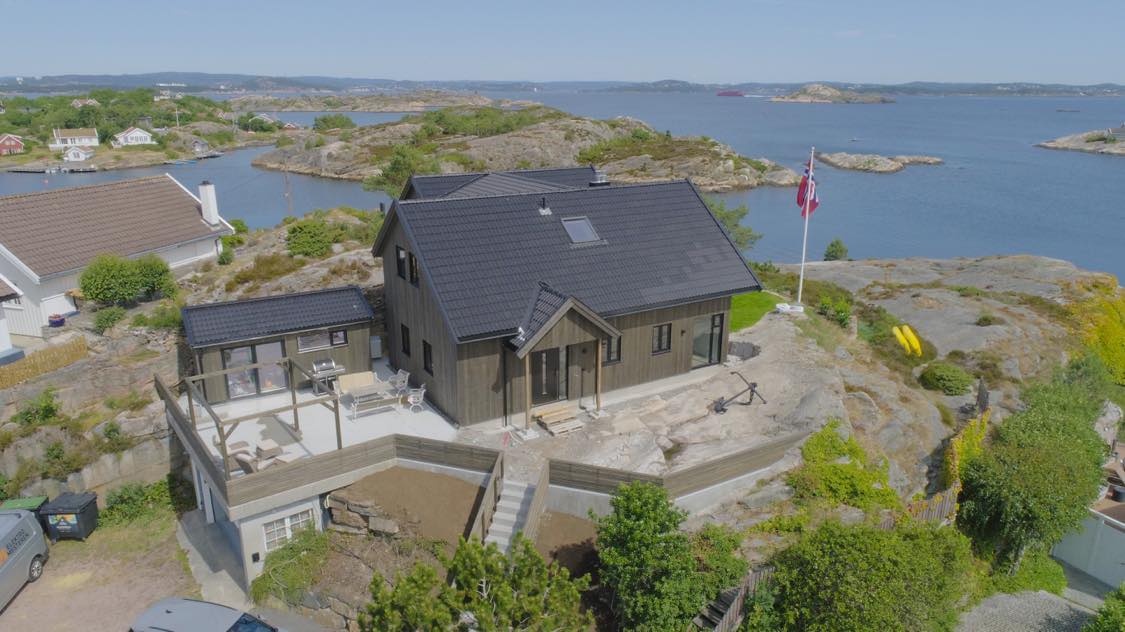 Sjønær ny hytte Flekkerøya/badeplass, Kristiansand