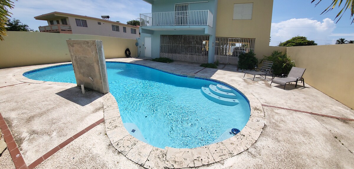 Private home with pool/ocean view- 5 min beach