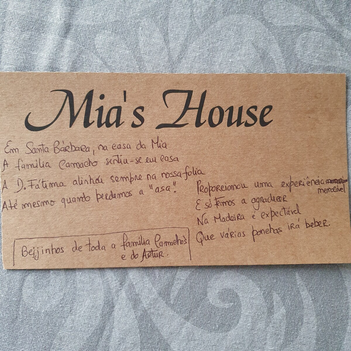 Mia 's house ： A Door to the Sea