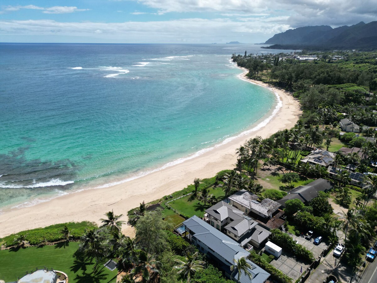 NEW Beachfront Home with pool - N. Shore Laie