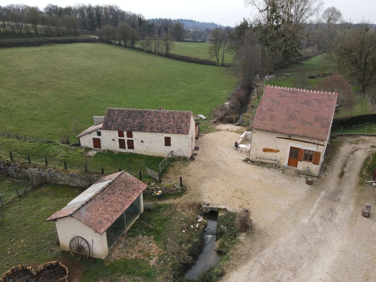 gite de la Rose ，靠近Vézelay en Bourgogne