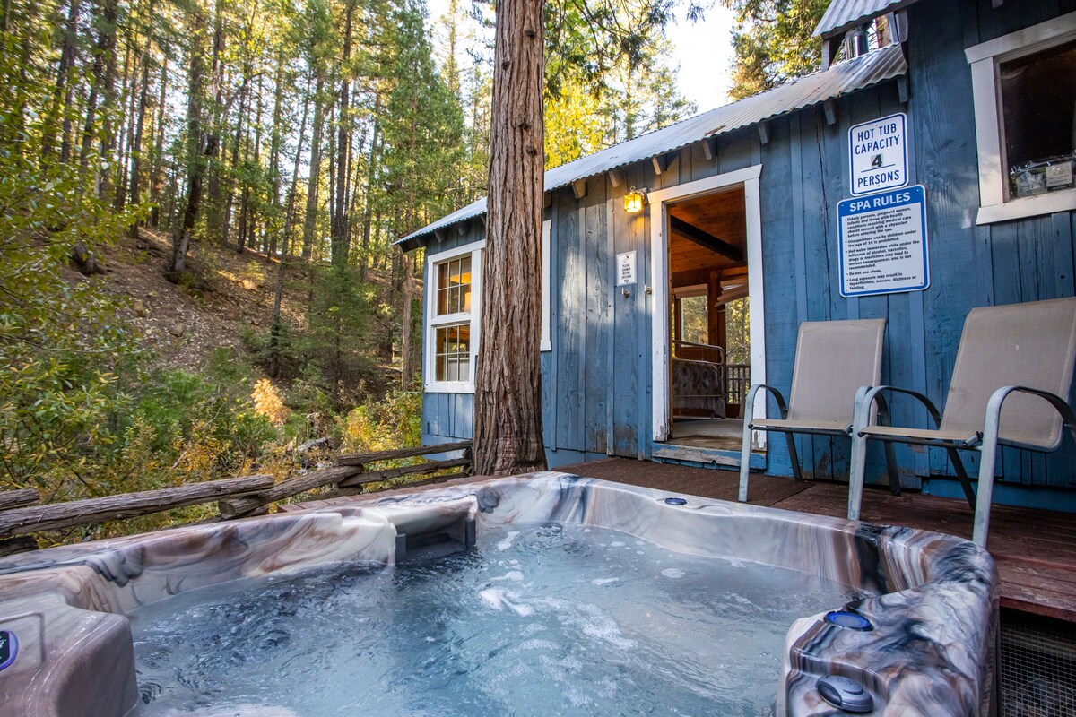 Secluded Cabin with outdoor Jacuzzi