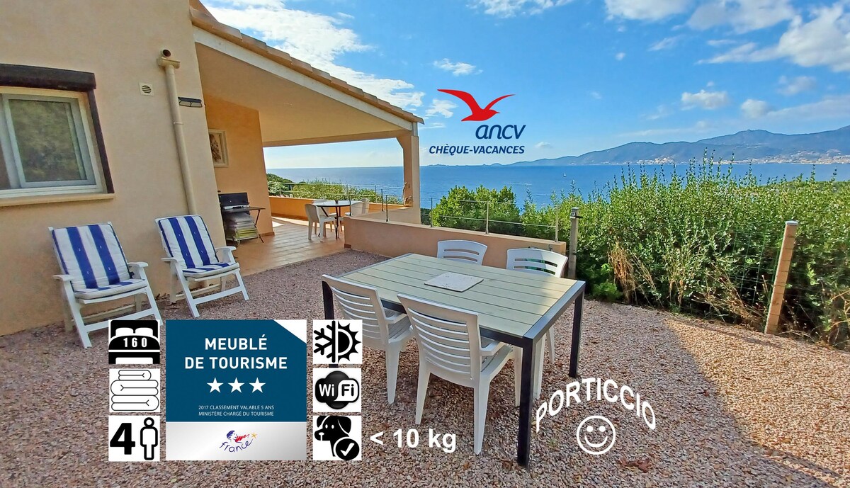 Porticcio: Soleil Topaze: T3 - 68m2, terrasse 20m2