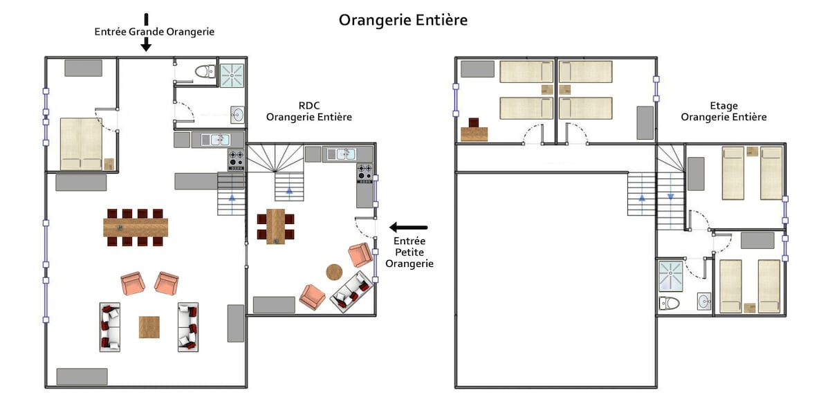 L'Orangerie entière, maison noble à Chanteloup