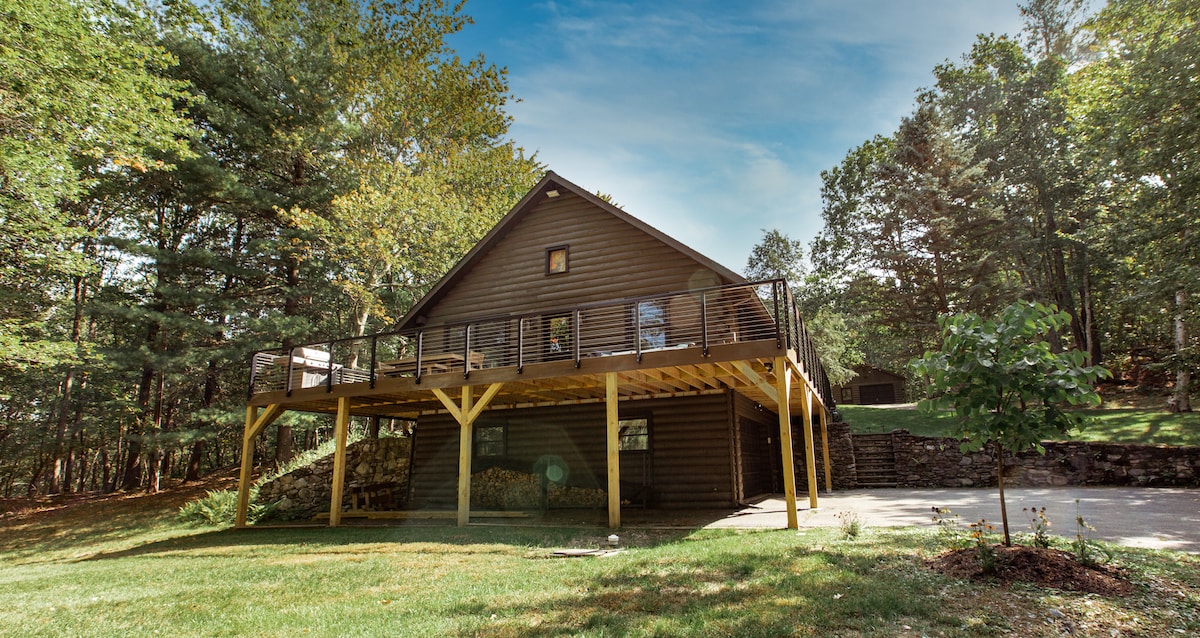 The Copake Cabin -乡村现代度假屋。