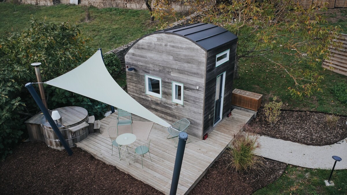 [Cabotte verte] Tiny house avec bain nordique