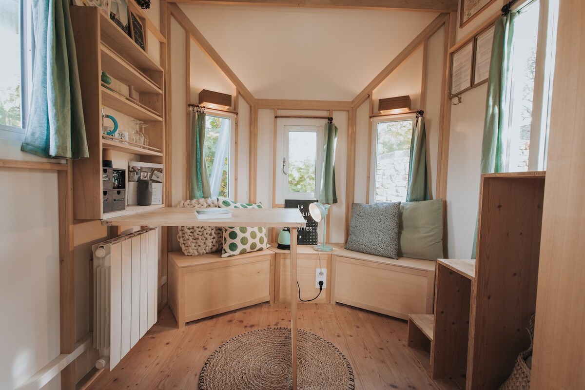 [Cabotte verte] Tiny house avec bain nordique