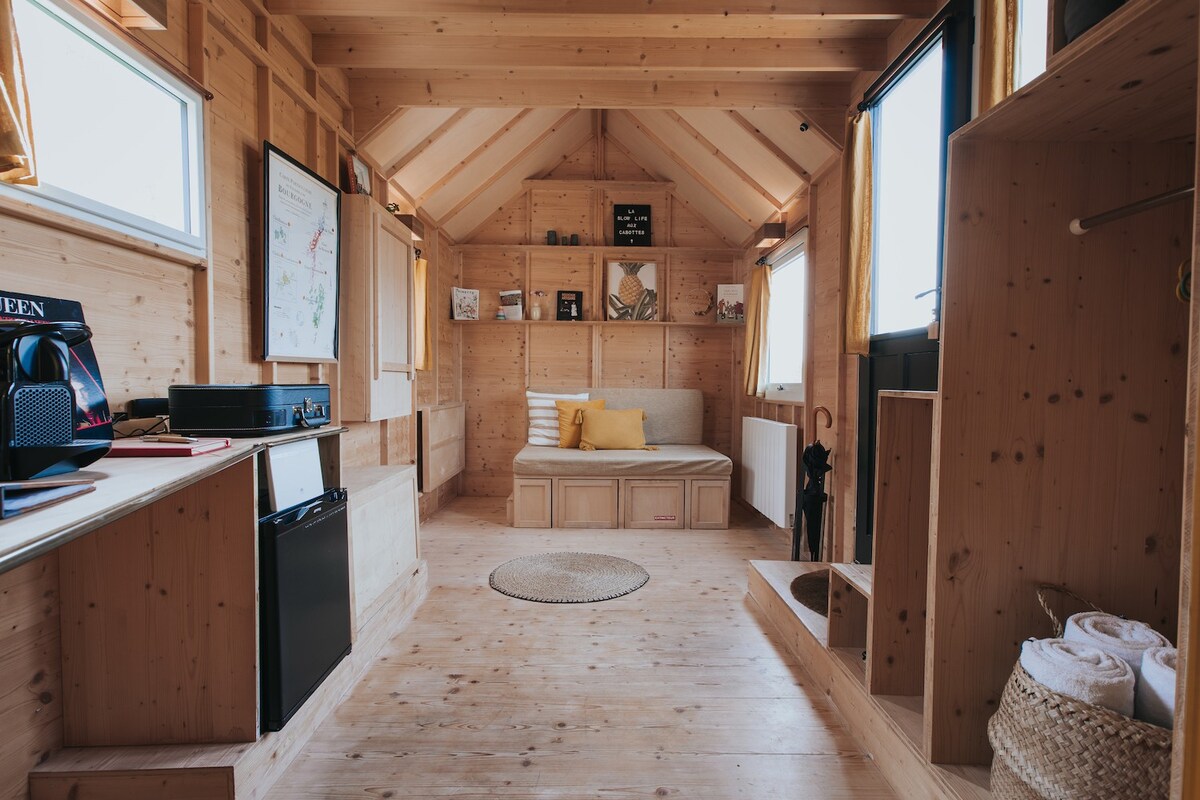 [Cabotte jaune] Tiny house avec bain nordique