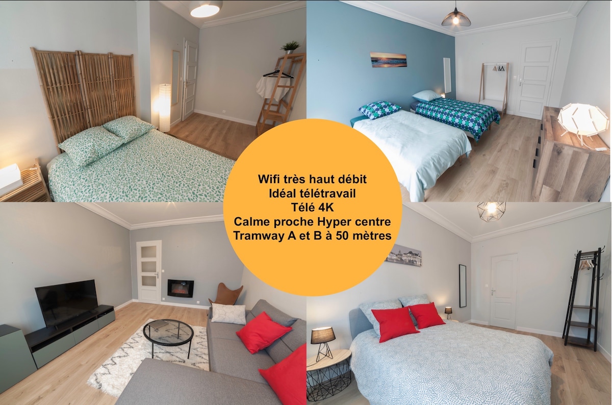 3卧室公寓- 2个卫生间- La Loire