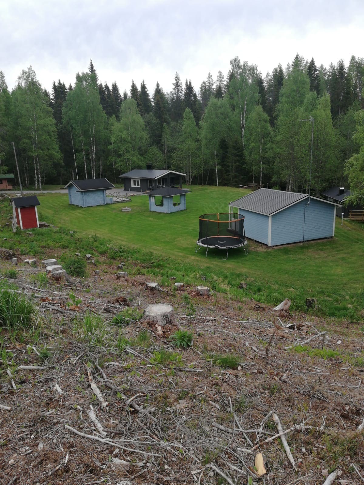 Ikkelänjoki畔Kauhajoki的夏季小屋