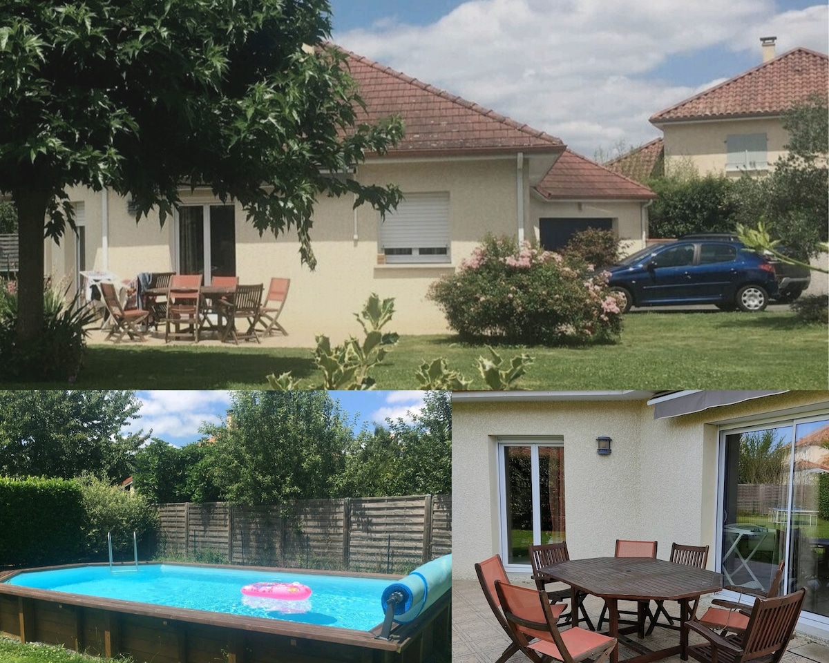 Maison portes de Pau avec piscine proche Pyrénées