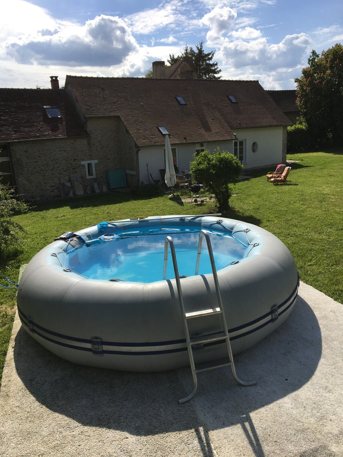 Longère Normande ，带私人泳池和花园