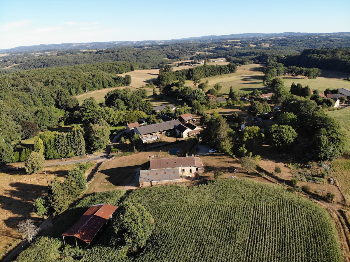 Grand gite de la Ribière, classé 4* jusqu'à 15 per