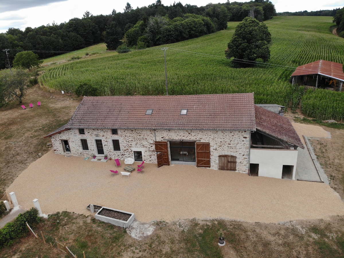 Grand gite de la Ribière, classé 4* jusqu'à 15 per