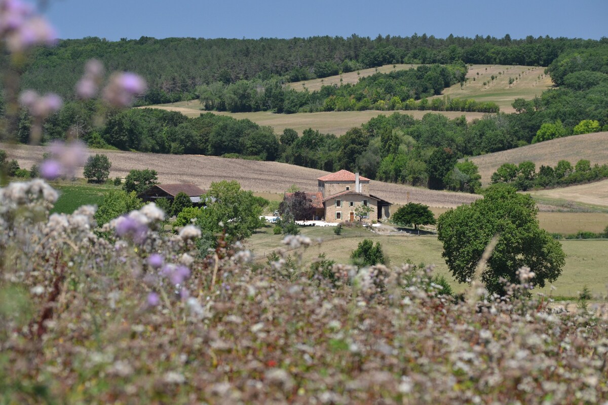 Tranquil gite where the Knights Templar lived