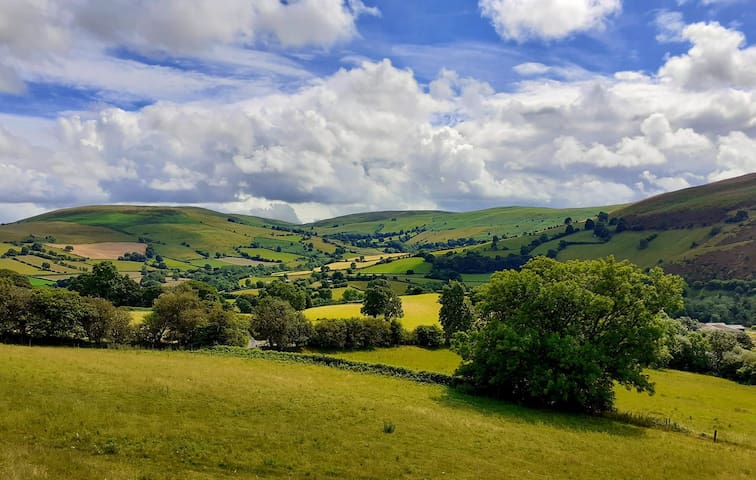 Llanbadarn-y-garreg的民宿