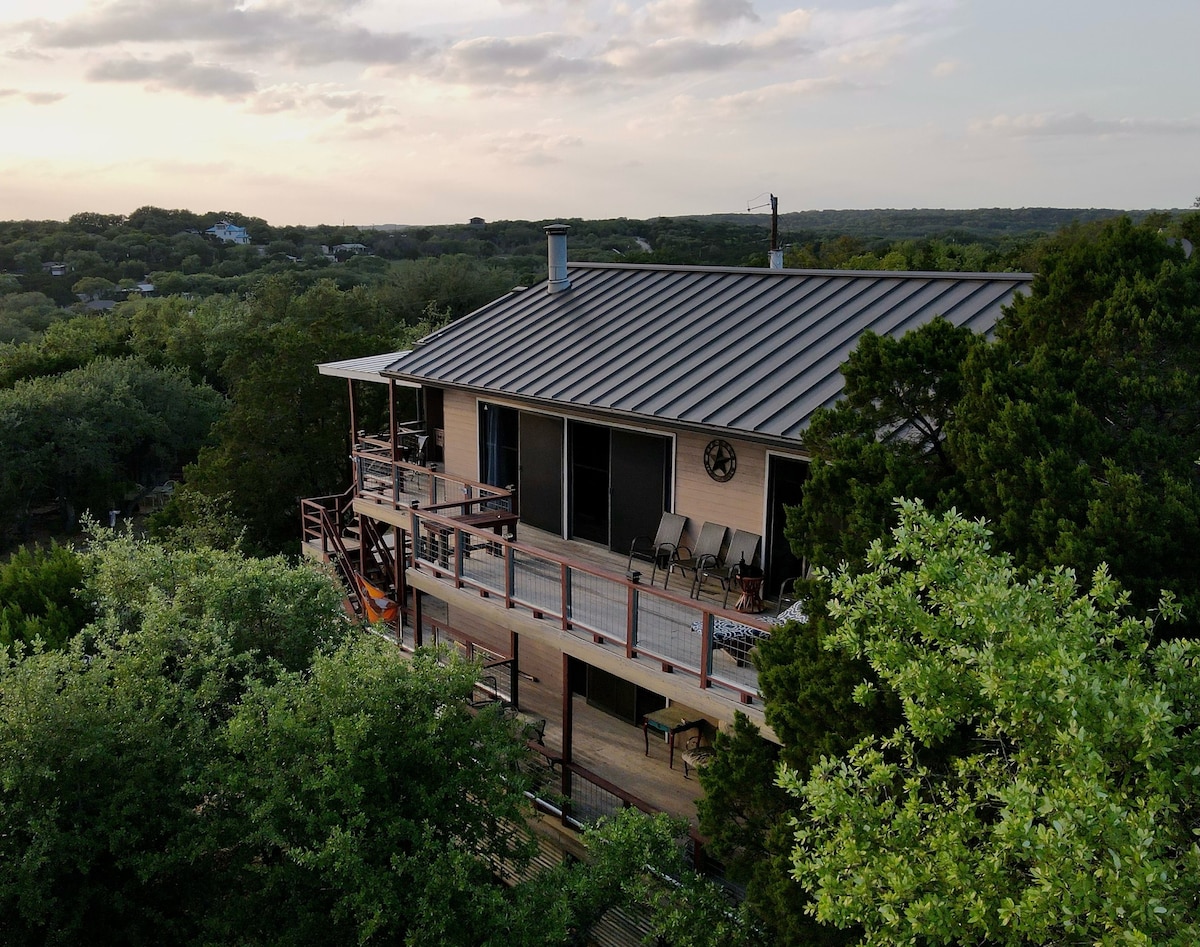德克萨斯州树屋，可欣赏美景观！