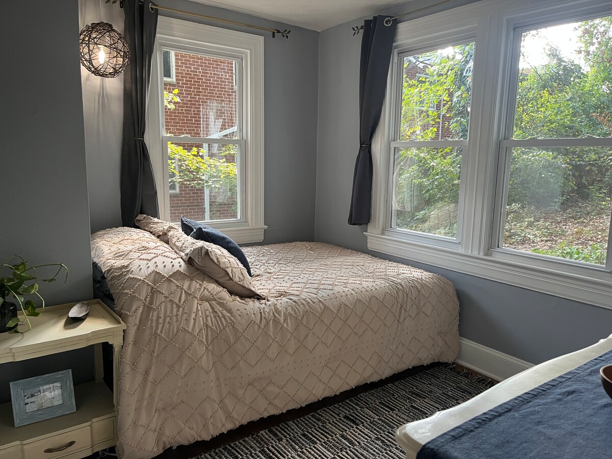 Cozy Bedroom and Half Bath and Sweet Dining Area