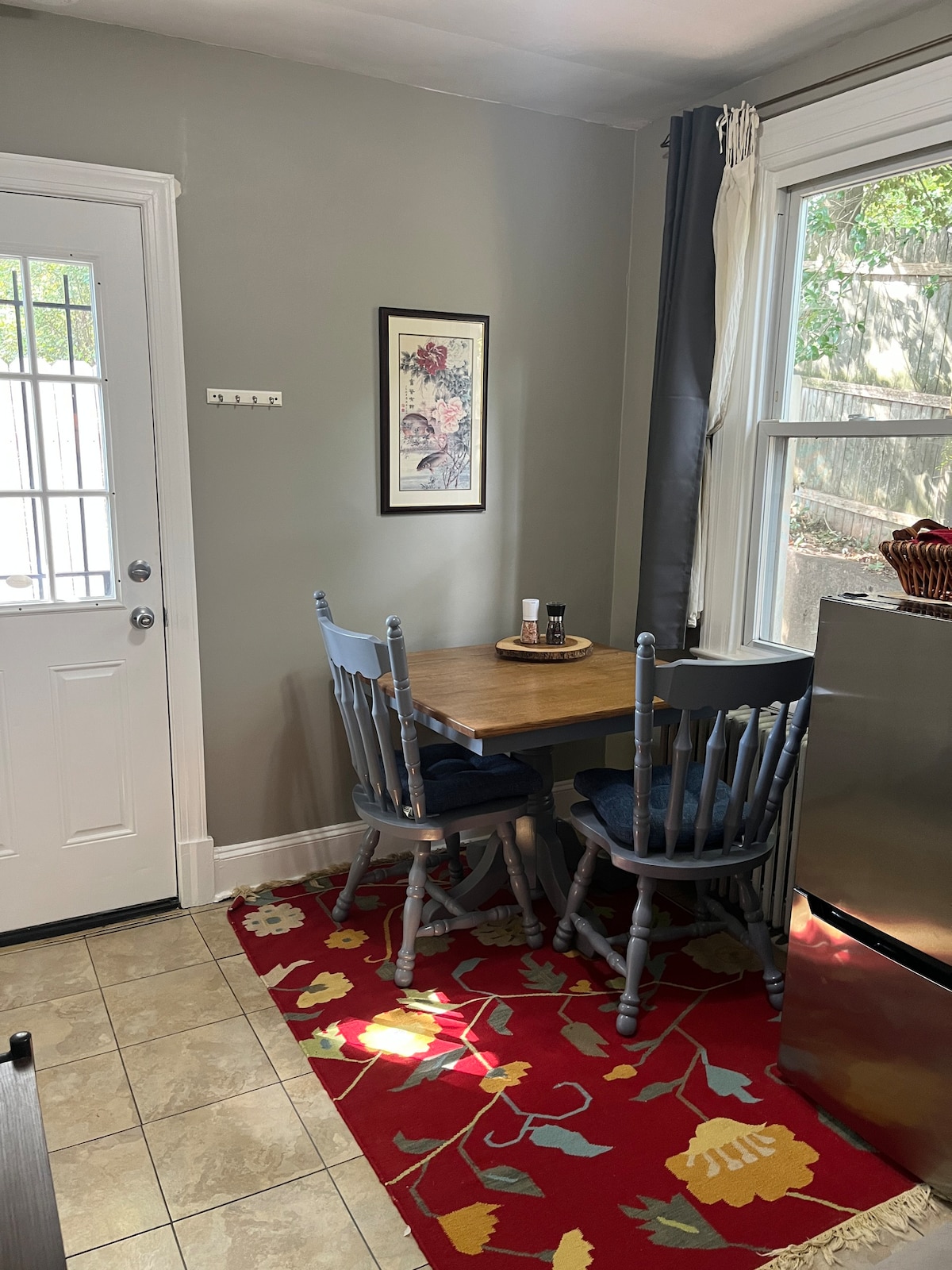 Cozy Bedroom and Half Bath and Sweet Dining Area