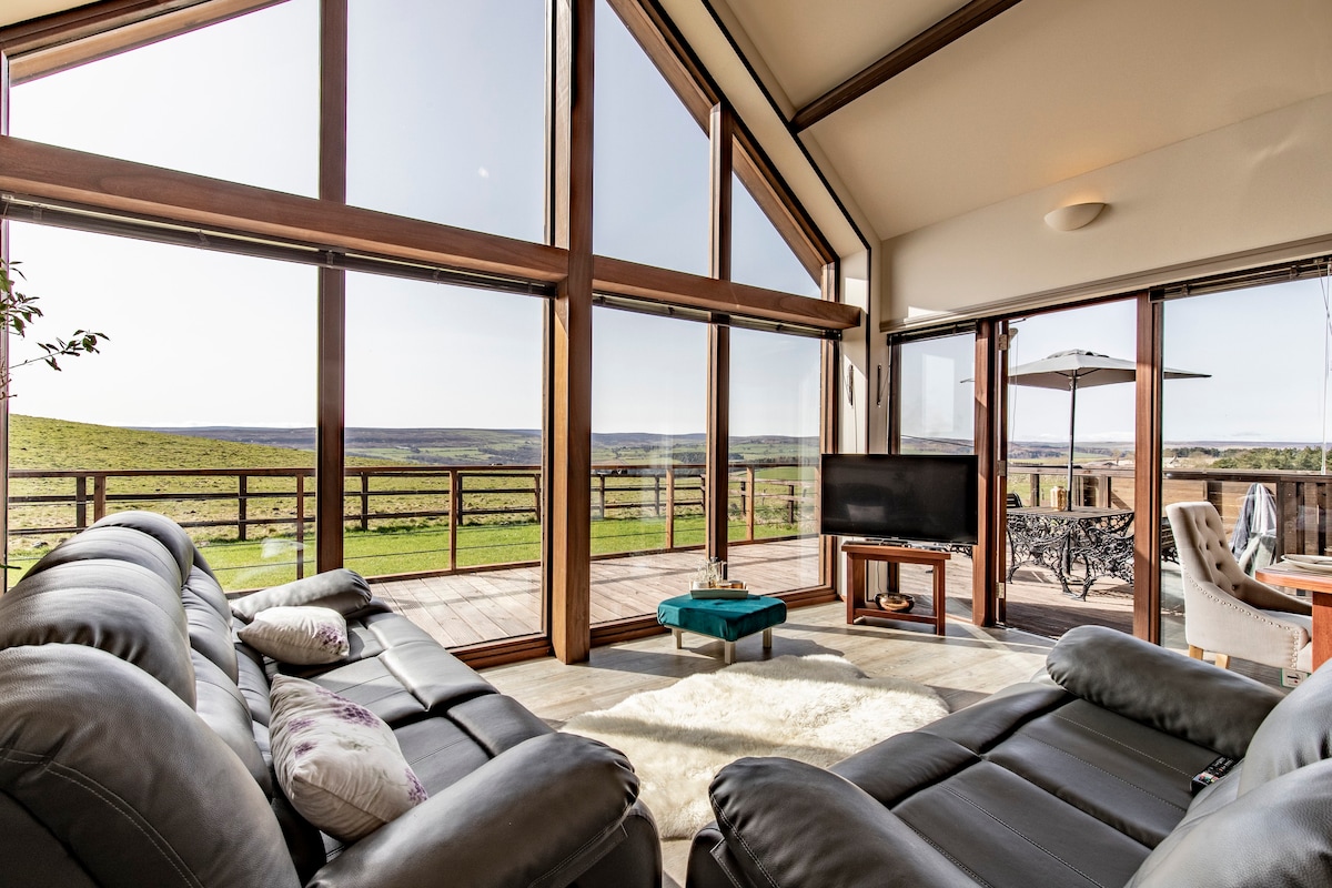 Northumbrian Lodge Views & Hottub