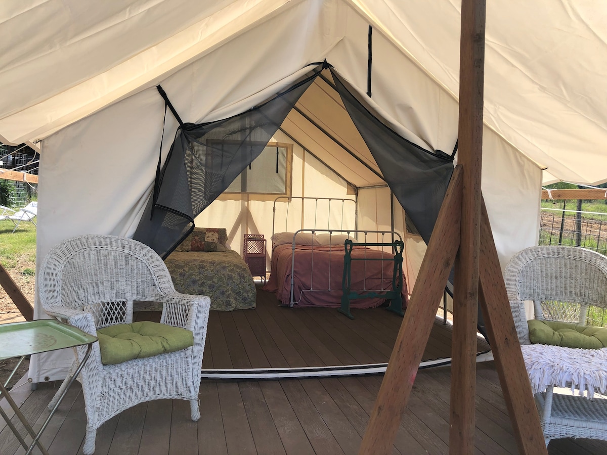 Thimbleberry Glamping - Huckleberry Tent