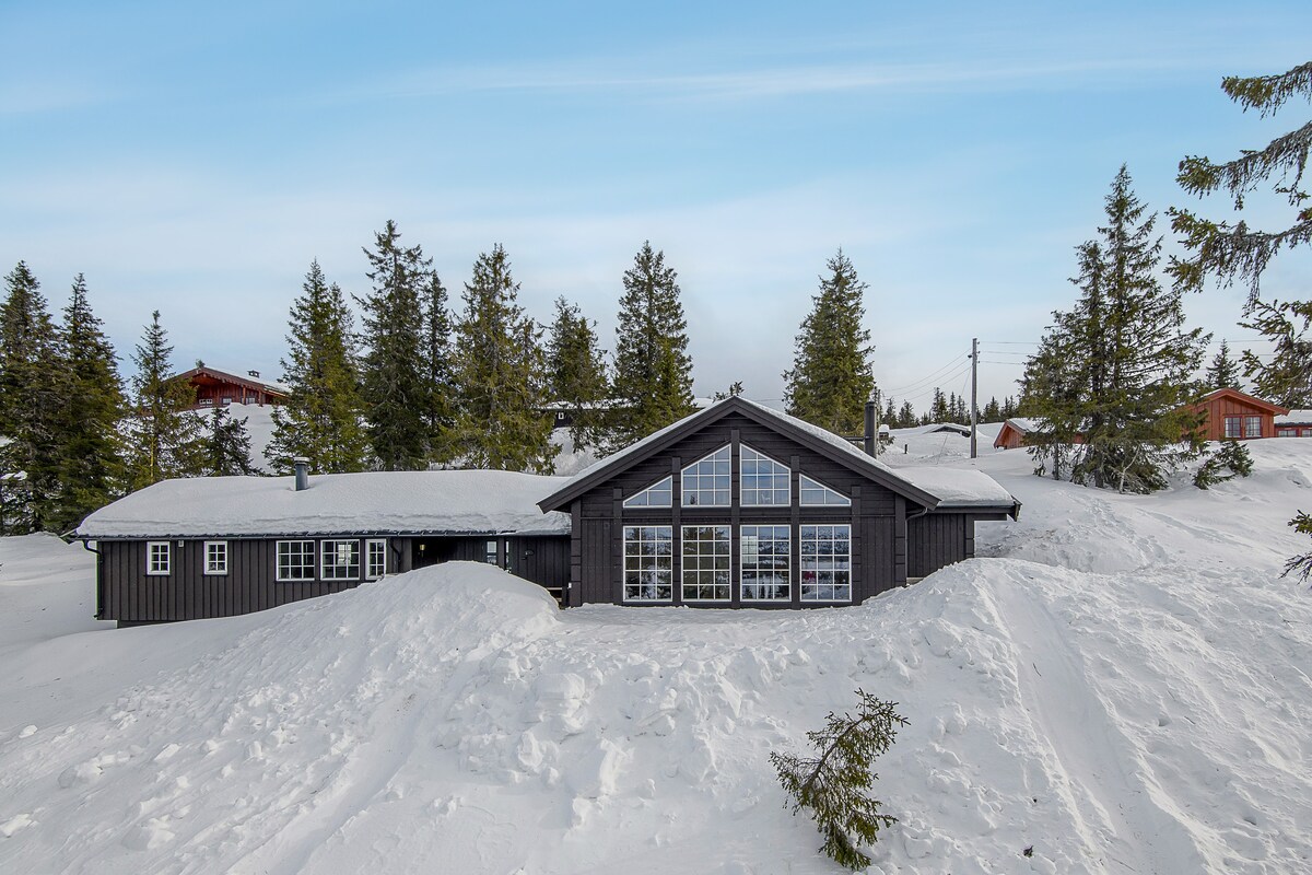 Sjusjøen滑雪天堂，大客舱，景观非常好