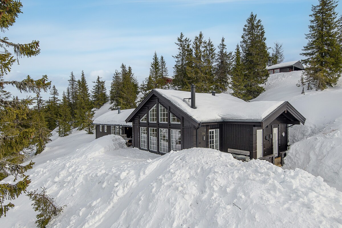 Sjusjøen滑雪天堂，大客舱，景观非常好