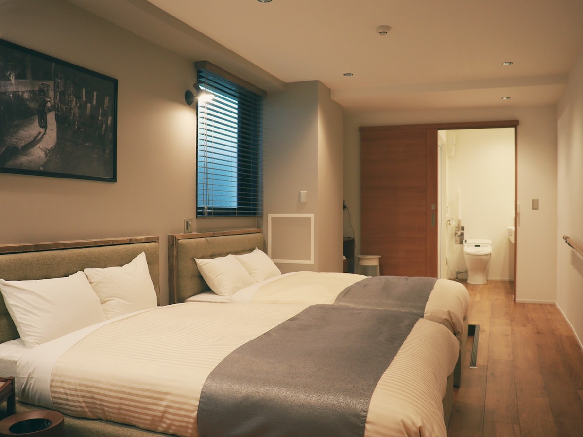 标准房间| Okakuzaka新精品酒店|无障碍设施