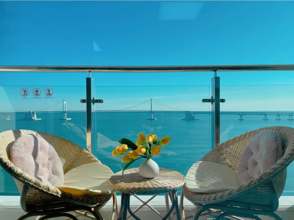FV-BeRelax Front Ocean Terrace ~ Legal Accommodation ~ Beach 1 Second - Gwangalli烟花节Myungdang-Netflix -蓝牙
