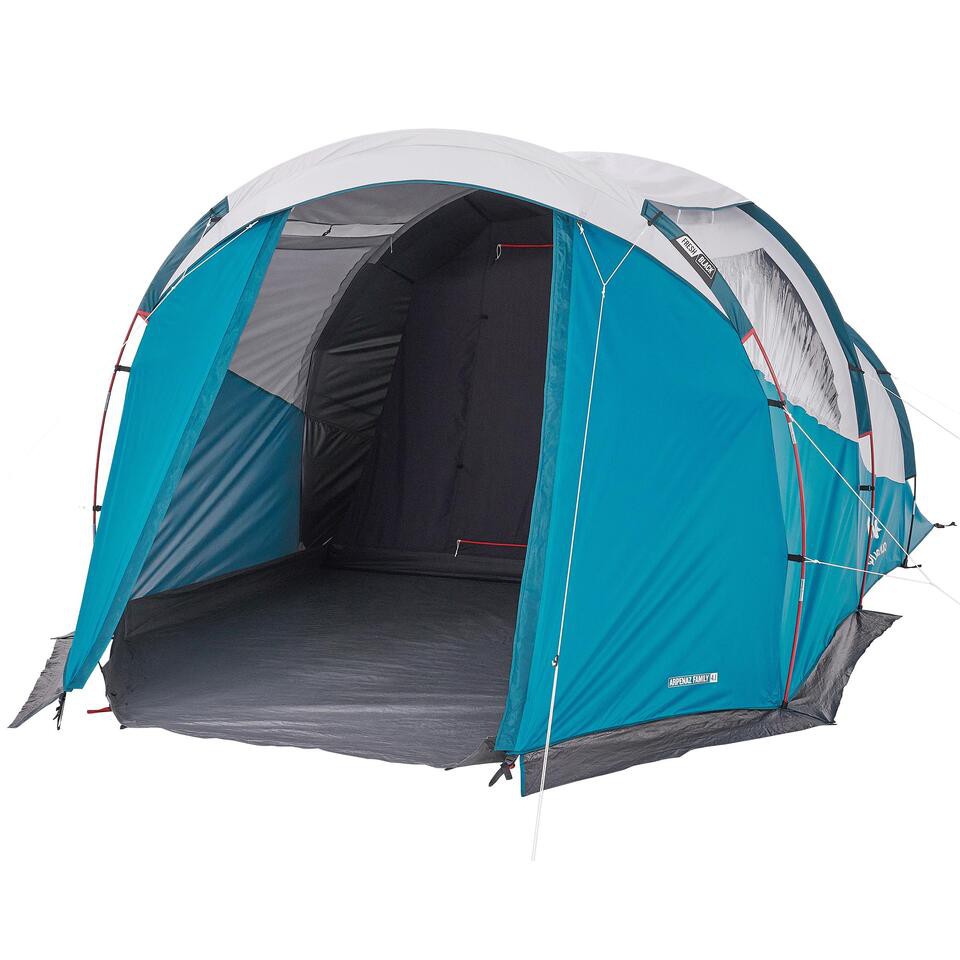 设备齐全的帐篷1 ， 1间带双人床的卧室