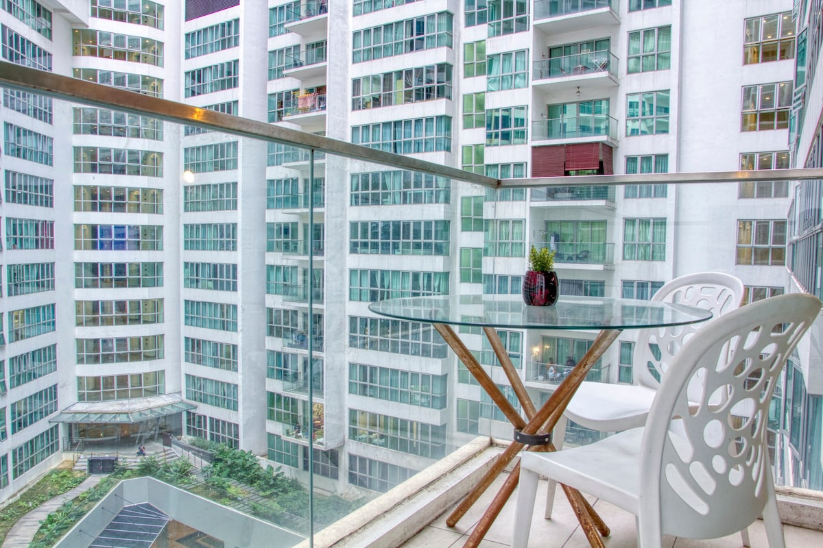 吉隆坡最佳度假天际泳池单间公寓_阳台_Regalia