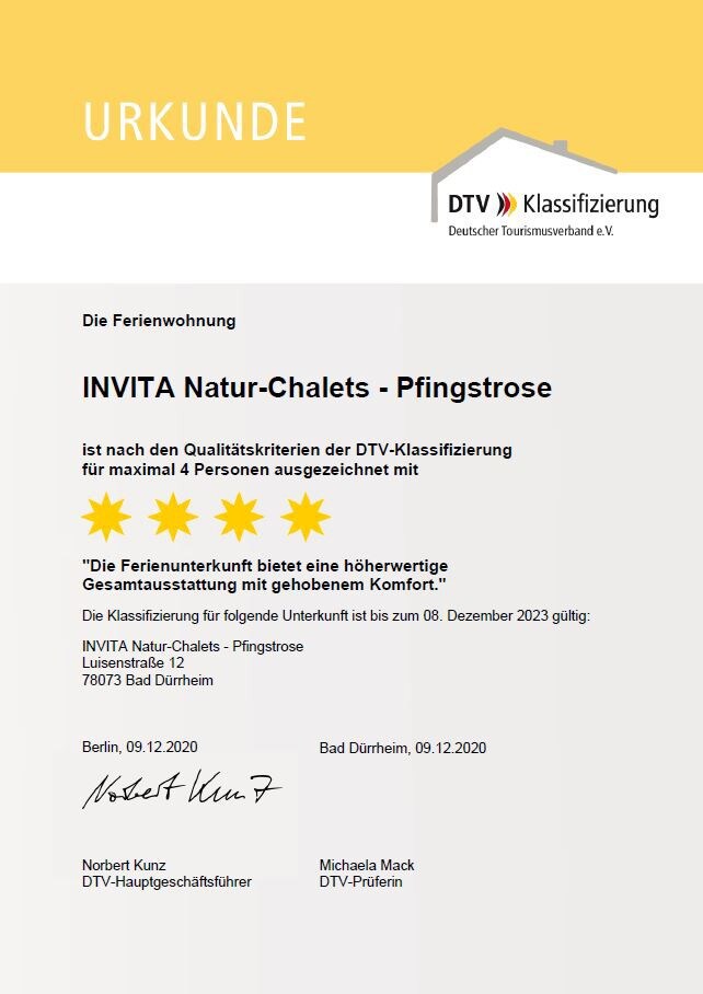 Invita ® Natur-Chalets Pfingstrose