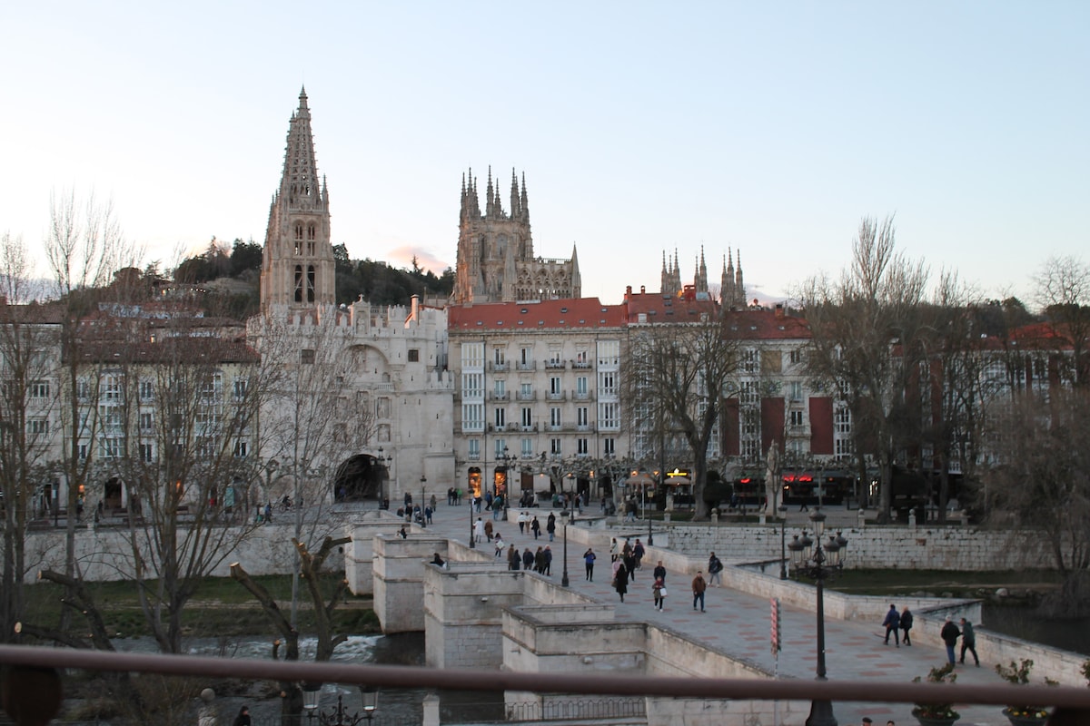 BURGOS CONTEMPLA Centro histórico.  Frente al arco